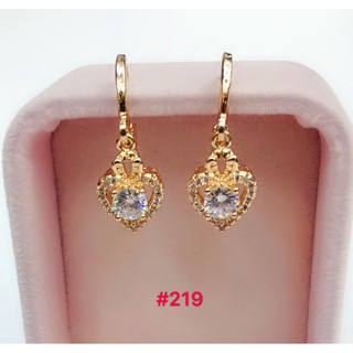 Rosegold earrings gold plated with free ordinary box