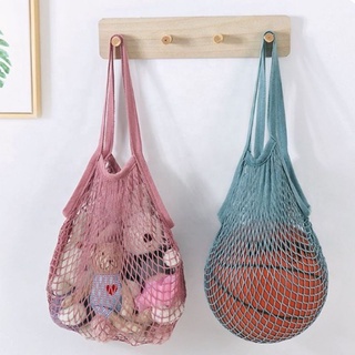 French Net Bag, fruit shopping bag woven shopping bag) (2)