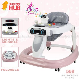 【Ready Stock】Baby Bedsheets Baby Pillows ❒Phoenix Hub 569 Baby Walker with Light and Musical
