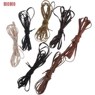 MOMO 1pair Flat Waxed Shoe Laces Waterproof String Weave ShoeLaces (8)
