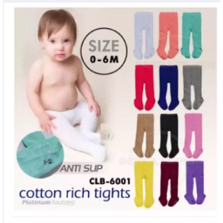 Plain Baby Leggings Cotton Rich Tights Anti Slip Unit Price Baby Long Pants (1)