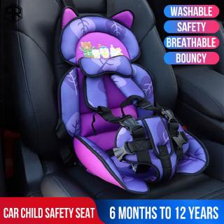 COD Car Child Safety Seat Baby Safety Cushion Cartoon Kid Baby Seat Cushion Cute Children