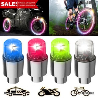 ARichBlue 2pcs Bike Car Motorcycle Wheel Tire Tyre Valve Cap Flash LED Light Spoke Lamp