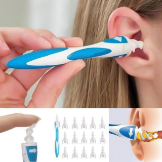Ear Wax Cleaner Smart Removal Soft Spiral Swab Earwax Remover Tool Safe Ear pick (1)