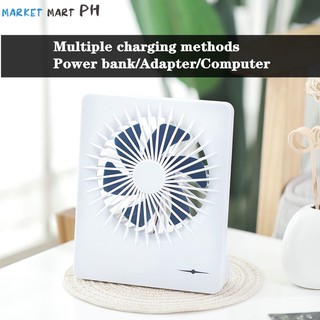 Mini Electric Fan Rechargeable USB Personal ​Electric Fan Silent Small Quiet Work Easy To Carr