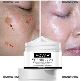 [FON] VOVA Vitamin C 20% Face Cream White Remove Dark Spots Facial Gel Skin Care 30ml [Flowerovernew]