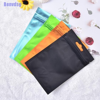 Benvdsg> 1 Multicolor Flat Aluminum Foil Bag Storage Bag Ziplock Bag (5)