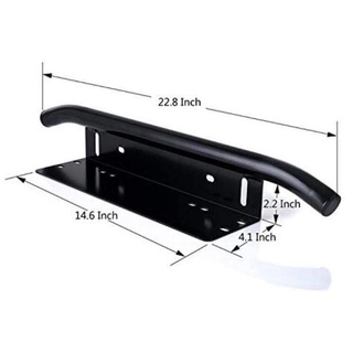 Car license plate accessories✘Stainless Steel Bull Bar Type Car SUV Bumper License Plate holder