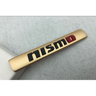 1 x Metal NISMO Logo Rear Side Emblem Badge Sticker Nissan (4)