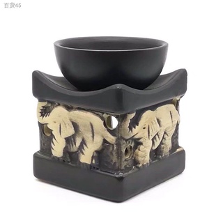*mga kalakal sa stock*(Sulit Deals!)⊙☍℡Hush.ph Cod Ceramic elephant pattern essential oil burner