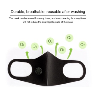 EMS fashion Air Purifying Mask Mouth Muffle Carbon corona Filter Dust Haze Fog Respirator (8)