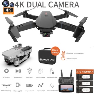Mini Drone With 4k HD Camera Wide-angle WiFi Drone Real-time Transmission FPV RC Quadcopter Foldable
