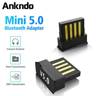 Ankndo Bluetooth 5.0 Receiver USB Wireless Bluetooth Adapter Audio Dongle