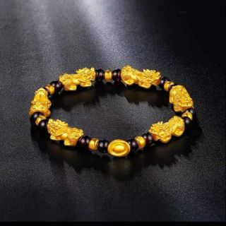 Pawnable 24k Gold Lucky Charms in Black Onyx
