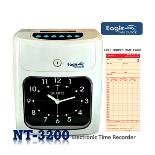 Electronic Time recorder Eagle Time Clock E3200 Heavy Duty Bundy Clock with FREE 100pcs Time Card (1)