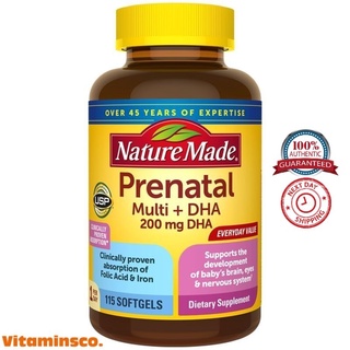 Nature Made Prenatal Multi + DHA (115 Softgels) (1)