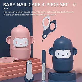 Children's nail care set newborn baby anti-pinch nail clippers portable environmentally friendly no bisphenol