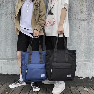 nice.Japan Fashion Tote&Shoulder Bag Nylon Waterproof Big Capacity Men Shoulder Bag Tote Bag Briefca