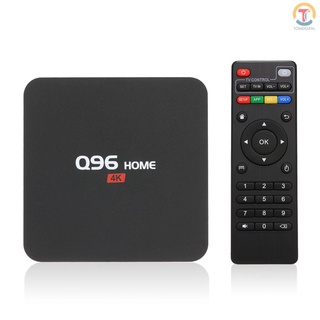 Hot Sale Q96 HOME Smart Android 8.1 TV Box RK3229 Quad Core UHD 4K Media Player 1GB / 8GB 2.4G WiFi H.265 VP9 HDR10 Video Player with Remote Control