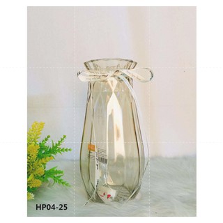 CLEAR GLASS VASE / HIGH QUALITY DECORATIVE GLASS VASE / HP04-25