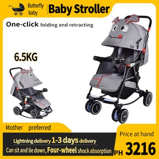 Baby stroller wagon portable foldable variable cradle baby stroller portable stroller high landscape