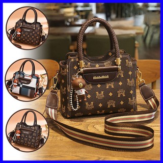 FBG #1994 Korean Luxury Double-purpose Handbag & Sling bag With Keychain and Double-straps minmin