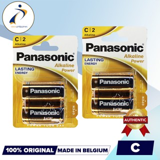 Panasonic Alkaline Power Size C LR14 Batteries 2 Blister PacksCamera Accessories