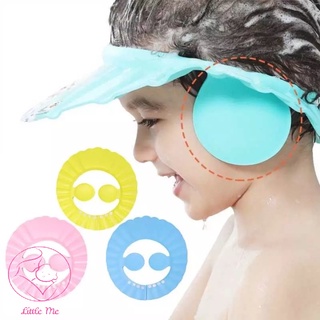 [COD] Adjustable Kids Shampoo Cap Baby Safety Ear Protection Hats Wash Hair Ear Shield Caps Soft Chi (3)