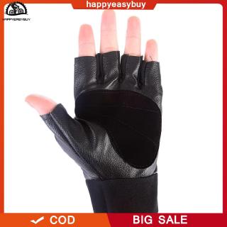 Weight Lifting Sport Fitness Sports Leather Gloves