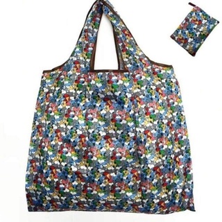LUGGAGE○✚Foldable Shopping Reusable Foldable Polyester Eco Friendly Large Capacity Grocery Tote Bags