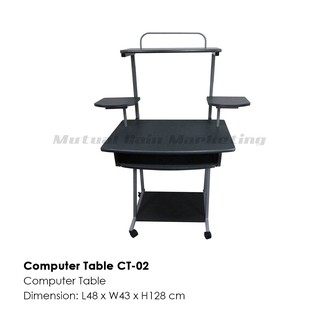 Computer Table CT-02 with Shelves Study Desk Home Office School