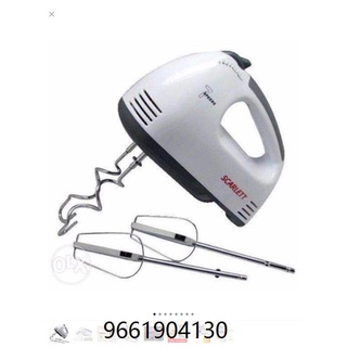 Metal Stainless Steel Electric Egg Beaters Super Hand Mixer