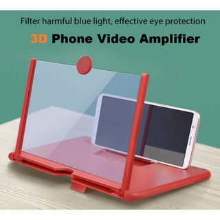 3D Mobile Phone Screen Magnifier 10" HD Movie Enlarged Video Amplifier Phone Holder/Stand/Bracket
