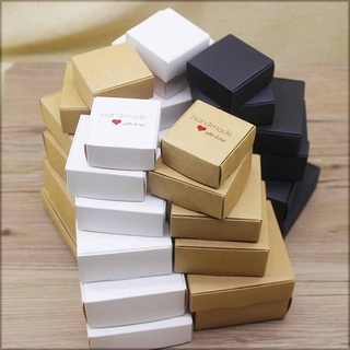 20pcs paper packing box handmade /marbling window box favor boxes white /brown /black color many size chose party gifts