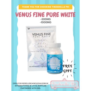 With Free! Venus Fine Pure White Gluta Collagen Capsules