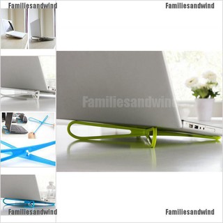 Familiesandwind 1pc Portable Plastic Simple Laptop Cooling Stand Pad Rack Base Support Cooler