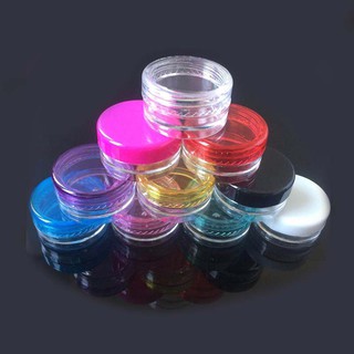 10Pcs Mini Cosmetic Empty Jar Pot Makeup Cream Container