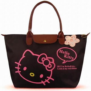 Sanrio Hello Kitty Fashion Handbag Large Capacity Shoulder Bag Multi-purpose Mommy Bag Swimming Bag