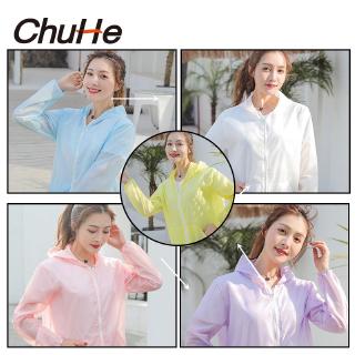 CHUHE Fast Drying Air-conditioned Shirt Anti-UV Women's Sun Protection Clothing Tops Outdoor Cloth all code