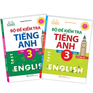 Books - Combo 3rd grade English test questions (Full set of 2 volumes)