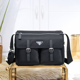 Prada Fashion new casual all-match one-shoulder messenger handbag briefcase