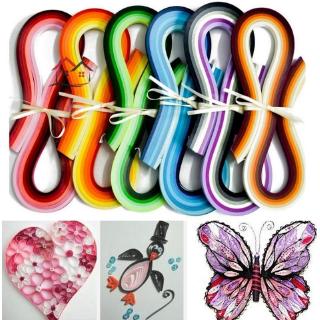 ✅COD 100pcs Stripes Quilling Origami Paper DIY Tool Hanmade Gift Create @PH (1)