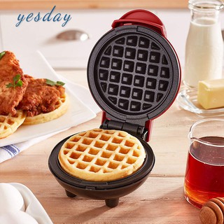 COD Mini Waffle Maker Machine for Individual Waffles Hash Browns Breakfast Snacks (2)