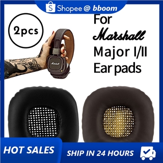 [Ready Stock] 1Pair Leather Sponge Cushion Replacement Ear Pads Earmuff Protector for Marshall Major Headphone