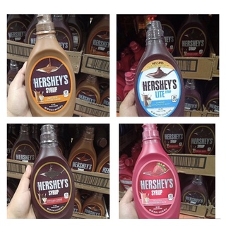 HERSHEY'S Syrup Special Dark Chocolate, Caramel, Strawberry and Lite (623g / 22 oz)