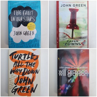 John Green - The Fault in Our Stars | Paper Towns | Turtles All the Way Down (Hardbounds)
