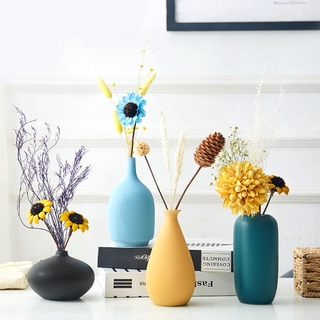Nordic Simple & Elegant Ceramic Vase, Monica Color Vase for Home Decor