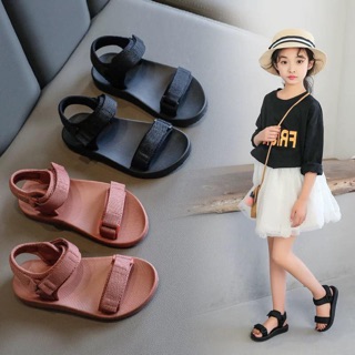 Korean Sandals For Kids Size(24-35) Flats Sandal Girls' shoes COD