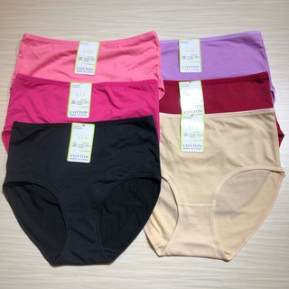 Women‘s High Waist Panty（6pcs）Underwear Free Size 28-34 Waistline