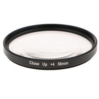 58mm DSLR Camera Lens Close Up Macro Filter +4 Magnification for Canon